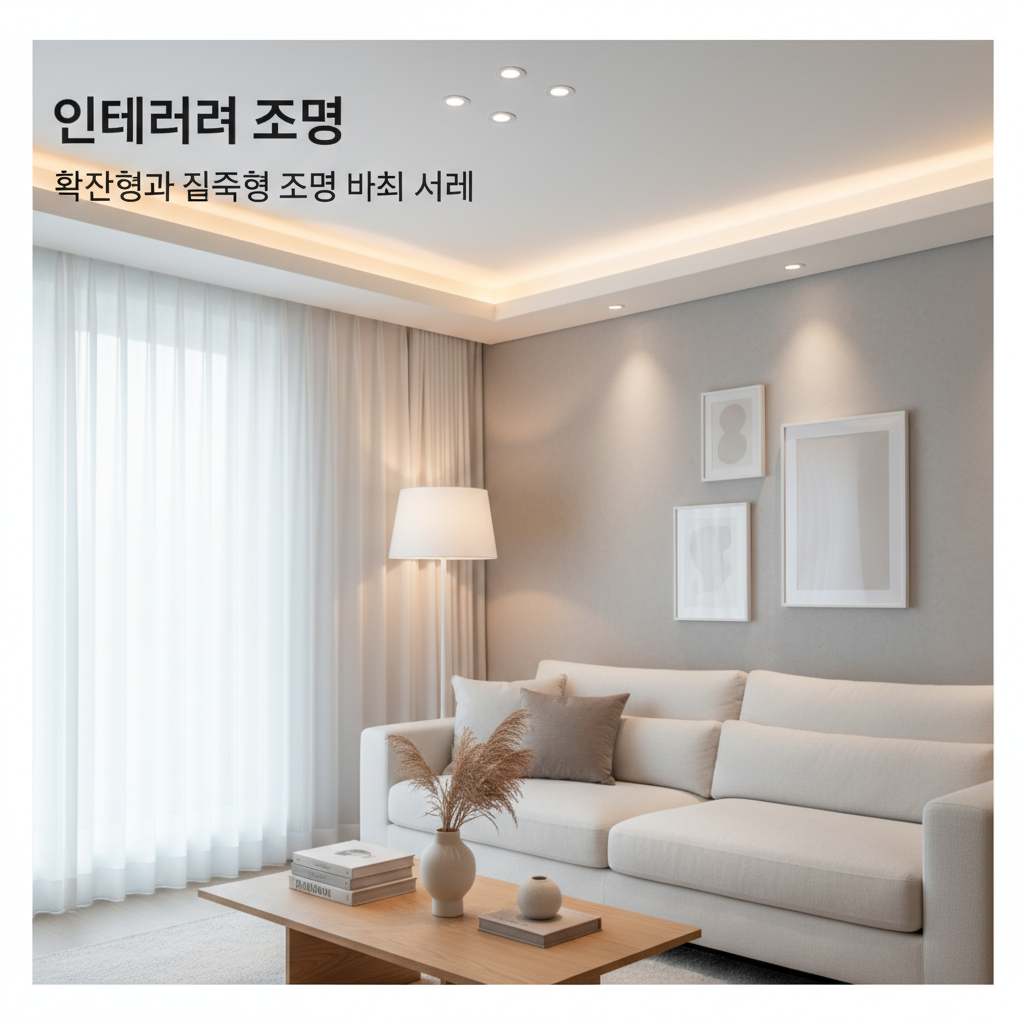 인테리어 조명 — 공간별 조명 선택과 배치 요령